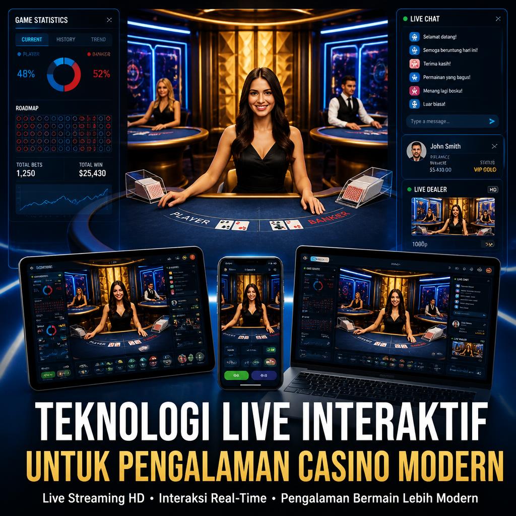 Teknologi Live Interaktif untuk Pengalaman Casino Modern