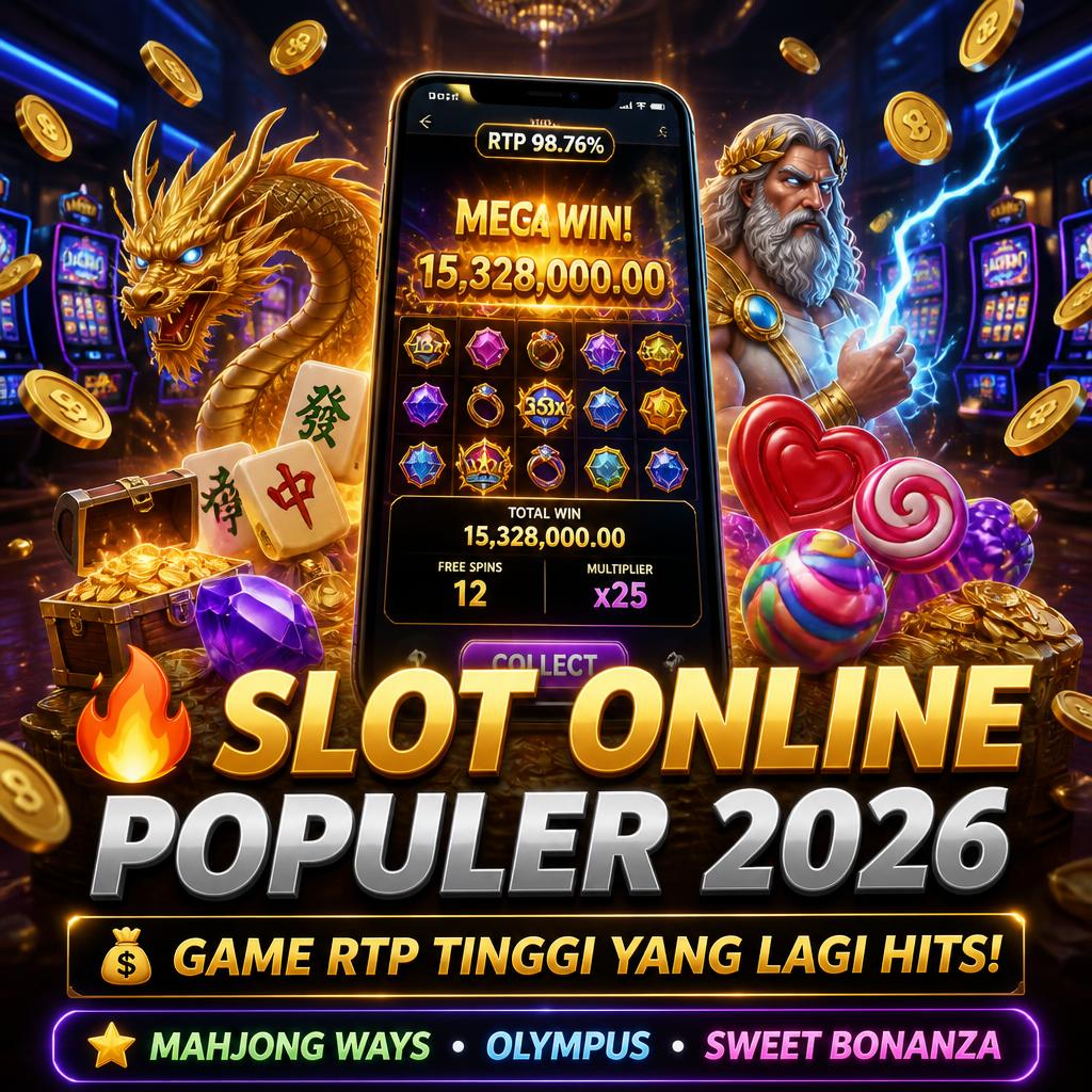 Slot Online Populer 2026, Inilah Game RTP Tinggi yang Lagi Hits