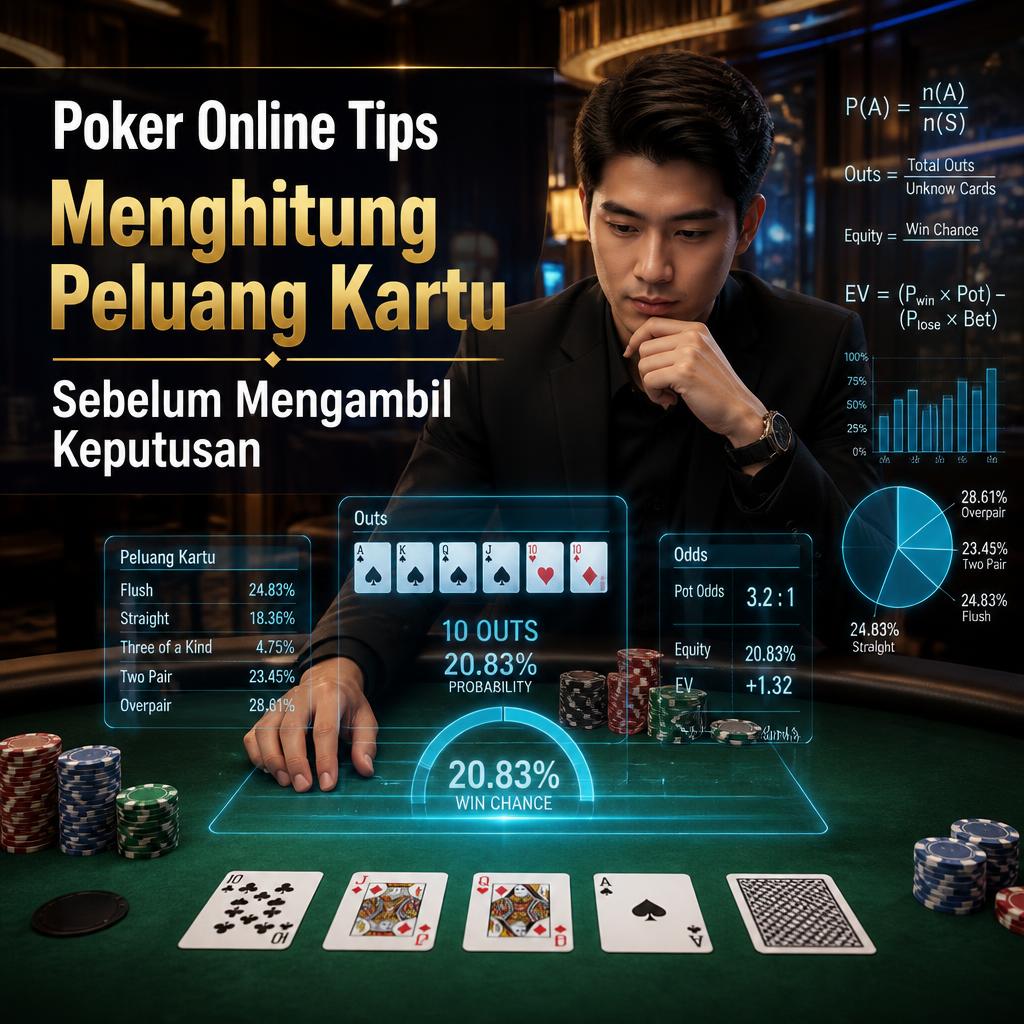 Poker Online Tips Menghitung Peluang Kartu Sebelum Mengambil Keputusan